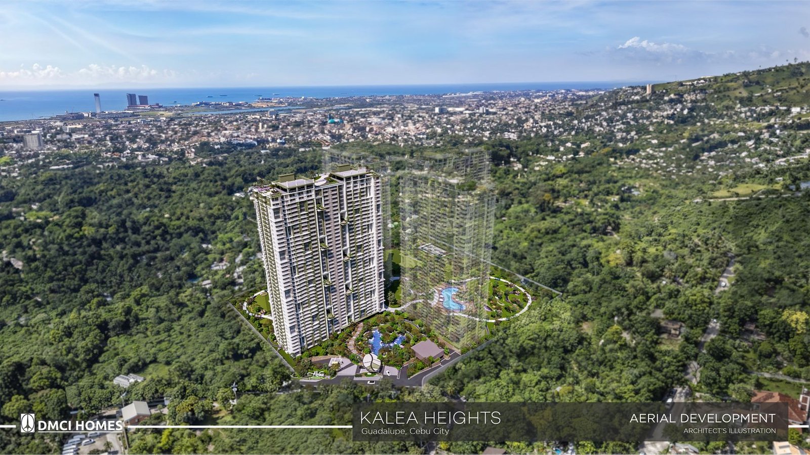 Aerial development view at Kalea Heights