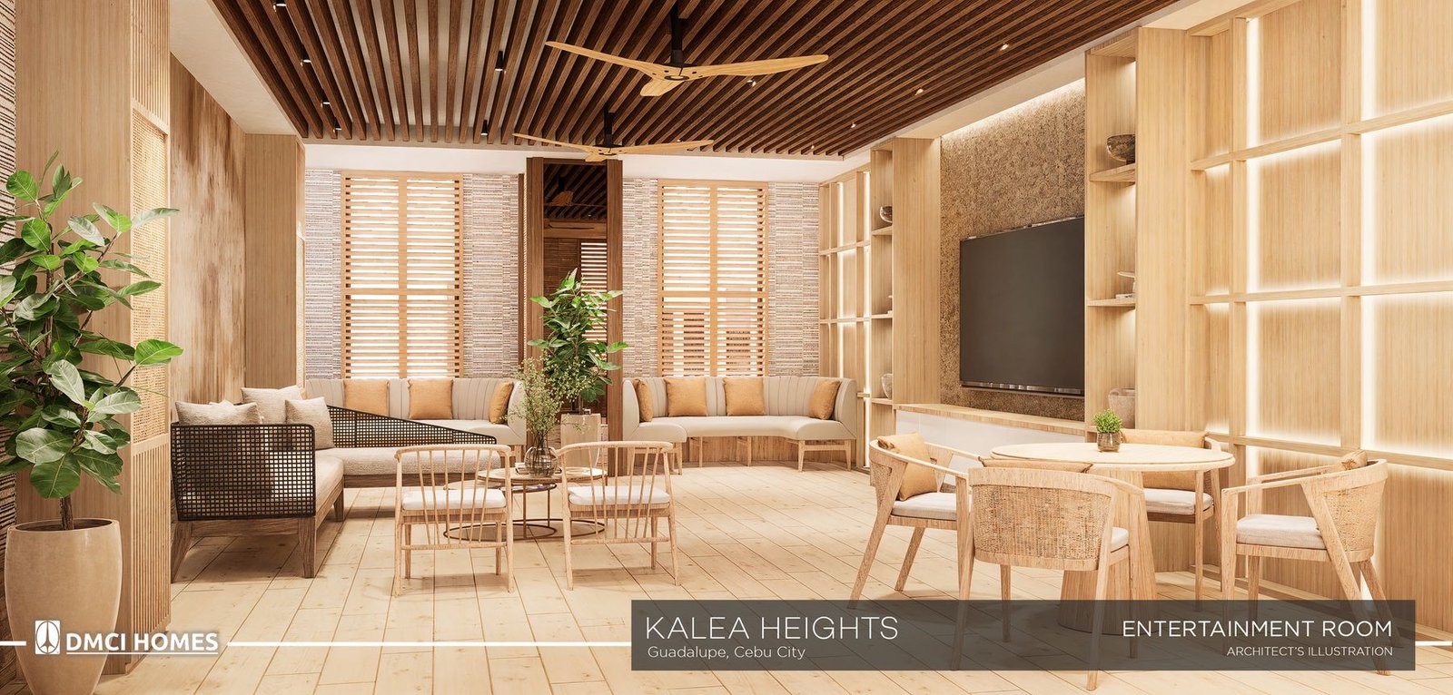 Entertainment room at Kalea Heights