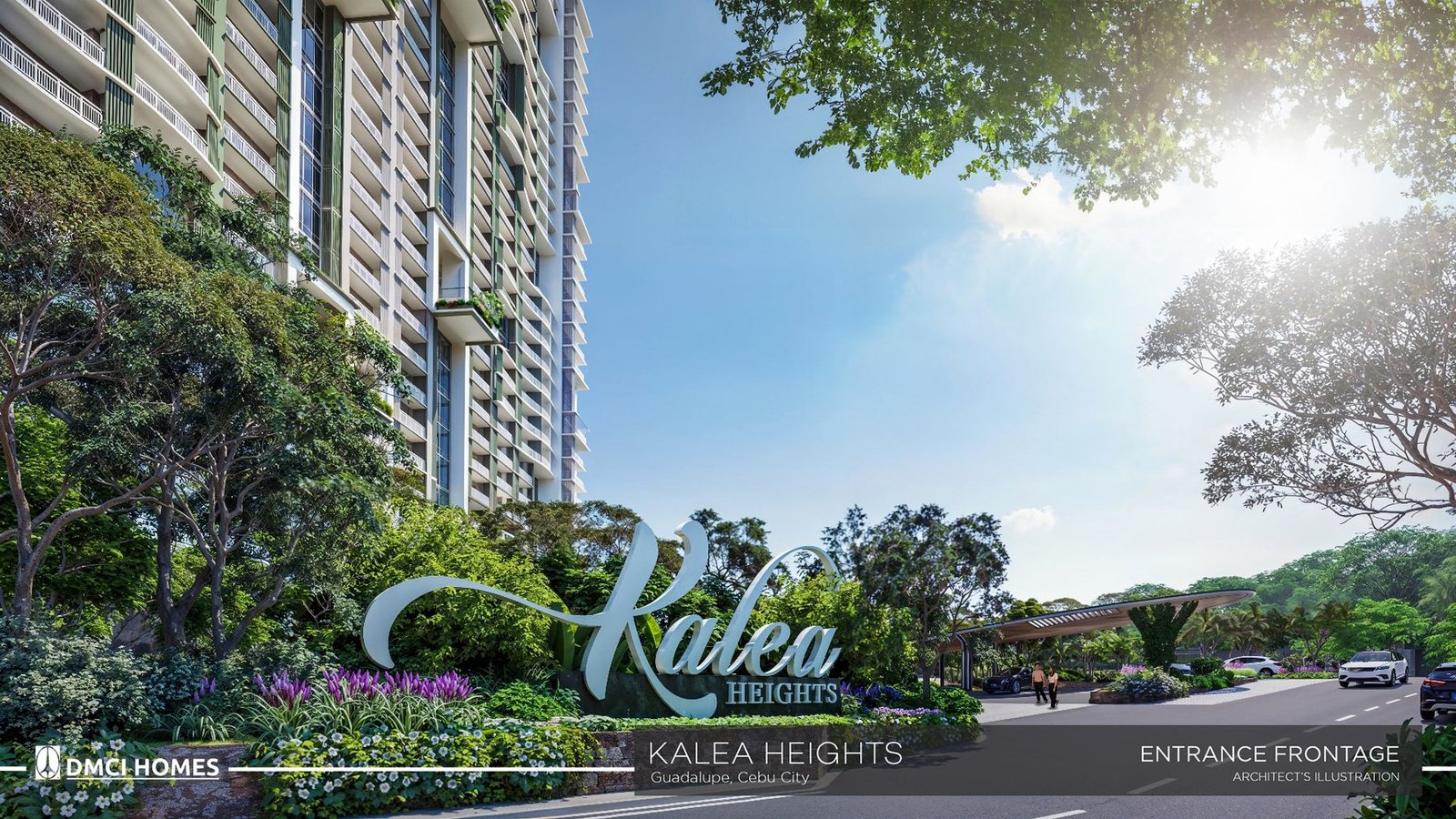 Entrance gate at Kalea Heights