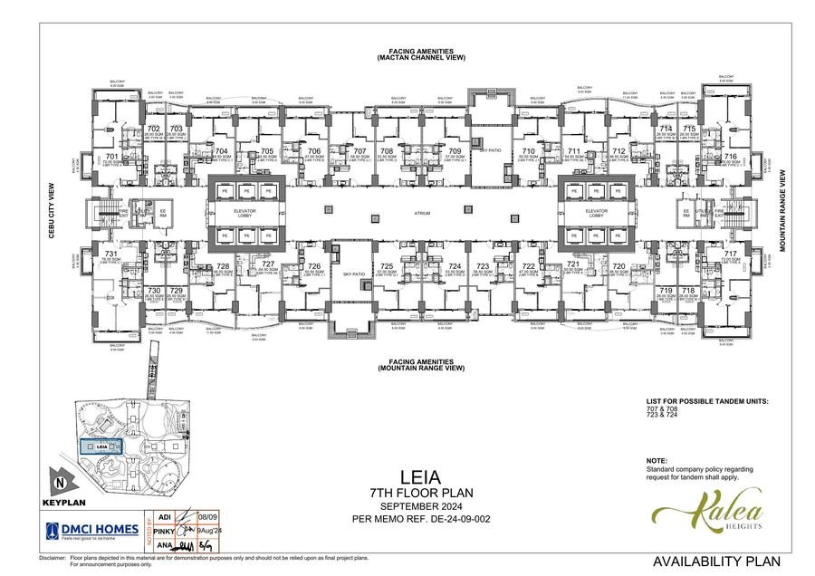 Floors 7 – 11 floor plan preview