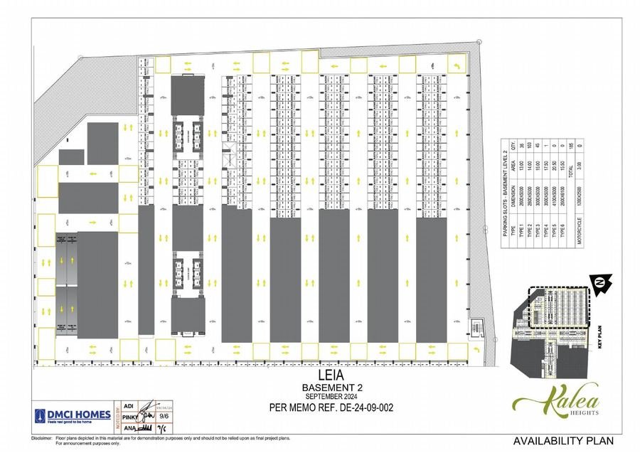 Parking — Basement 2 & 3 floor plan preview