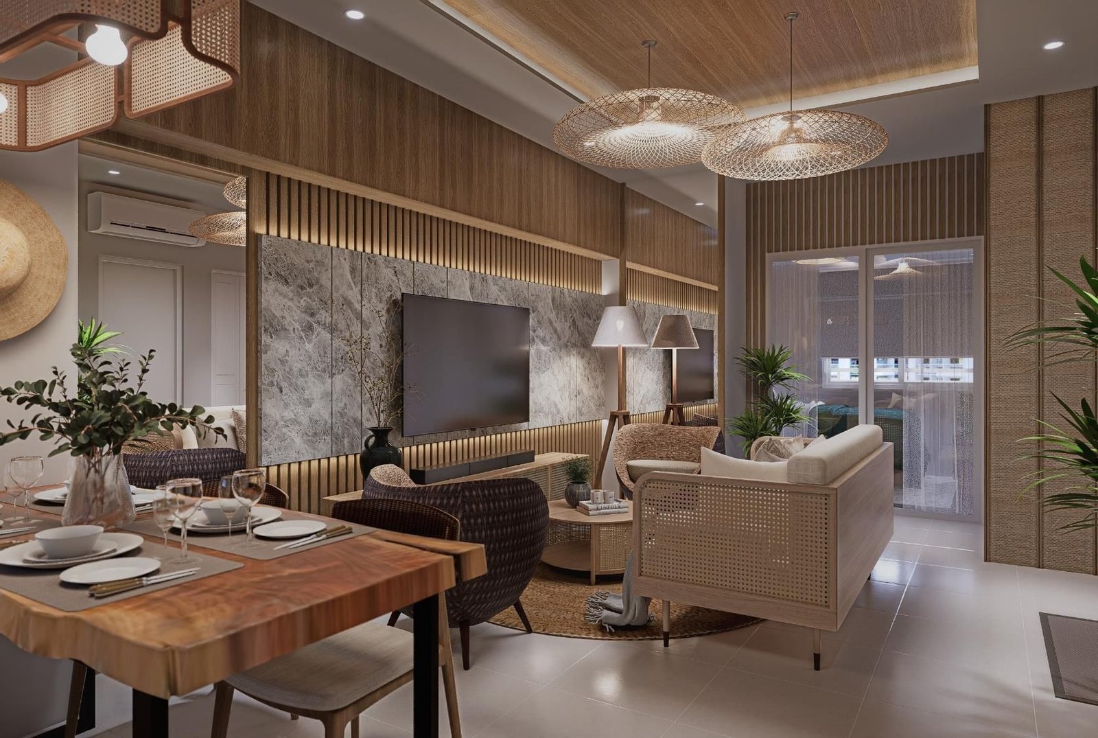 2-Bedroom interior at Kalea Heights