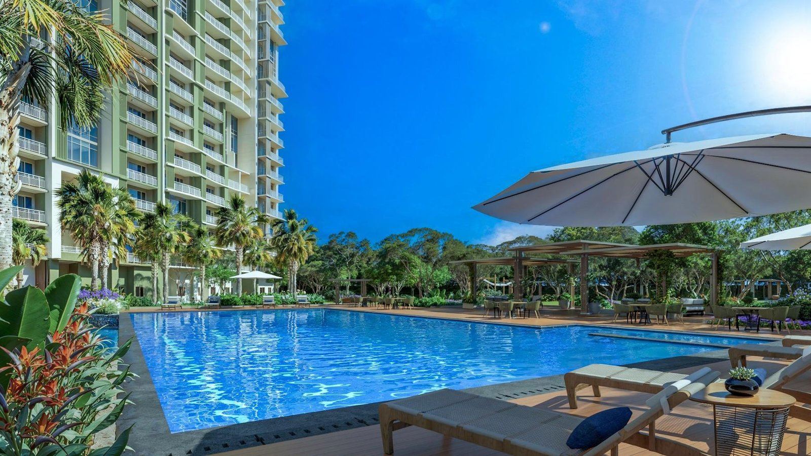 Lap pool at Kalea Heights