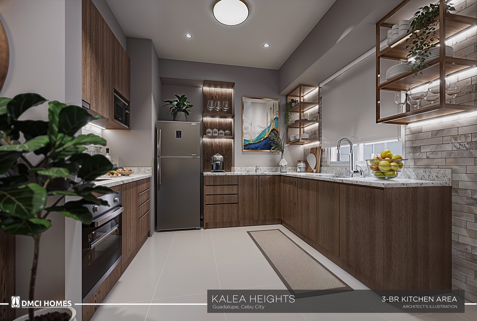 Klh 3 Br Kitchen at Kalea Heights